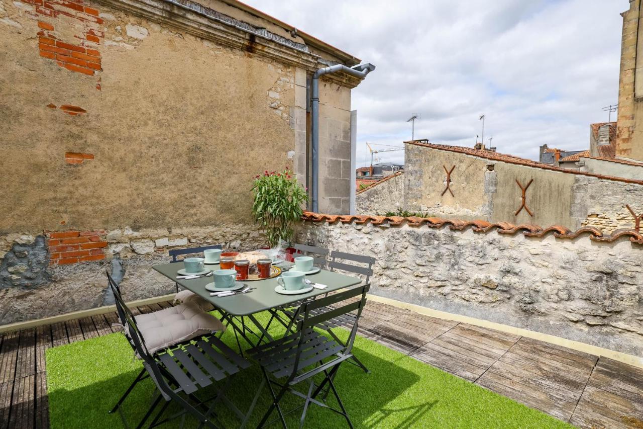 Tour Du Palais #Terrasse #Vue Apartment Коняк Екстериор снимка